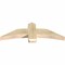 Ekena Millwork Bellingham Rough Sawn Timber Gable Bracket, Douglas Fir, 48"W x 16"H x 4"D x 6"F, 8/12 Pitch GBW048X16X0406BEL00RDF - alternate 4